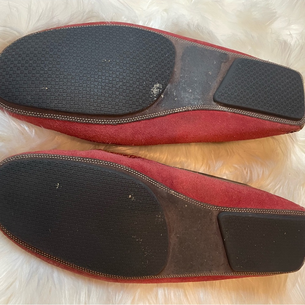Cole Haan Red Suede Loafers for Men - Picture 7 of 8